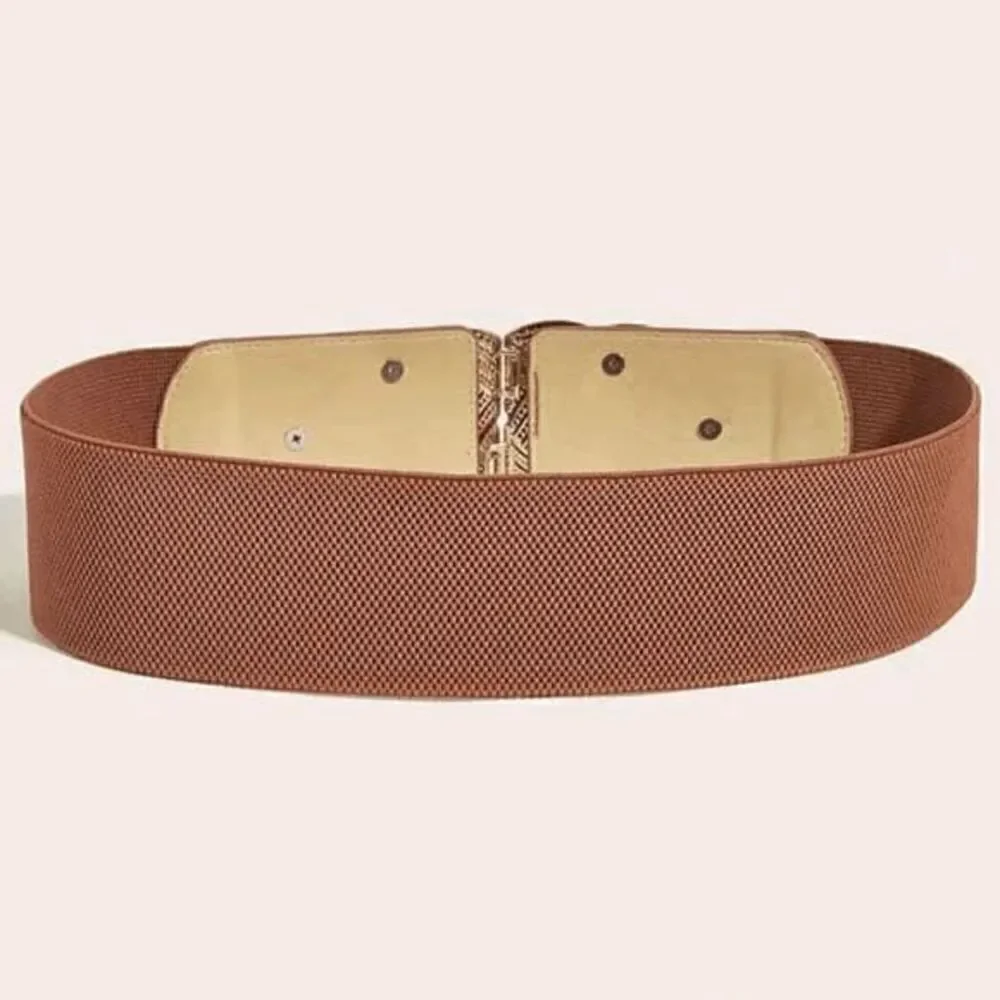 Ladies Brown Gorgeous Statement Belt (29.5 Inches)